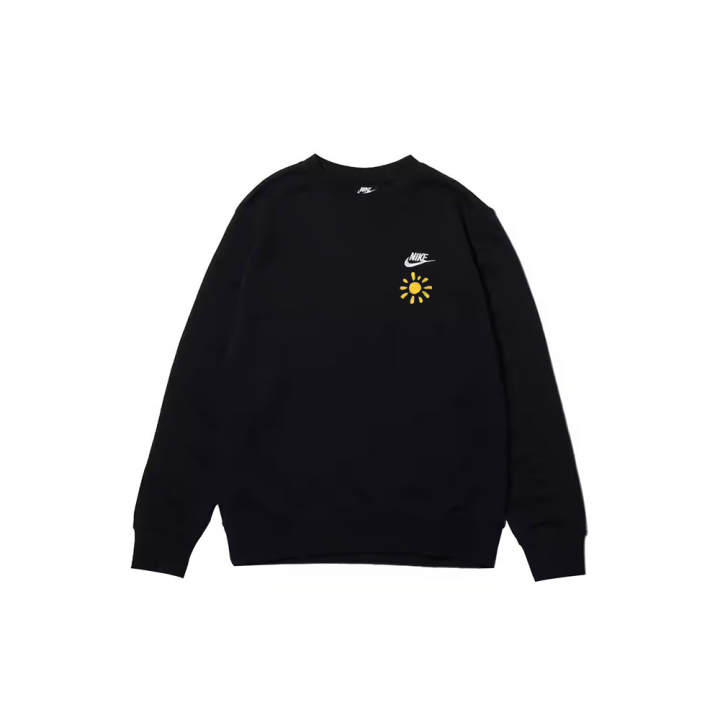 Nike Nike Sweatshirts Men's Black Crew Neck Moderate