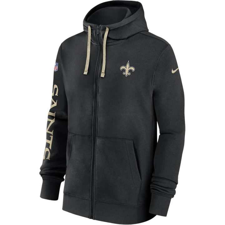 Nike Nike New Orleans Saints Sideline Team Issue Club Men's Nike Full Zip Hoodie