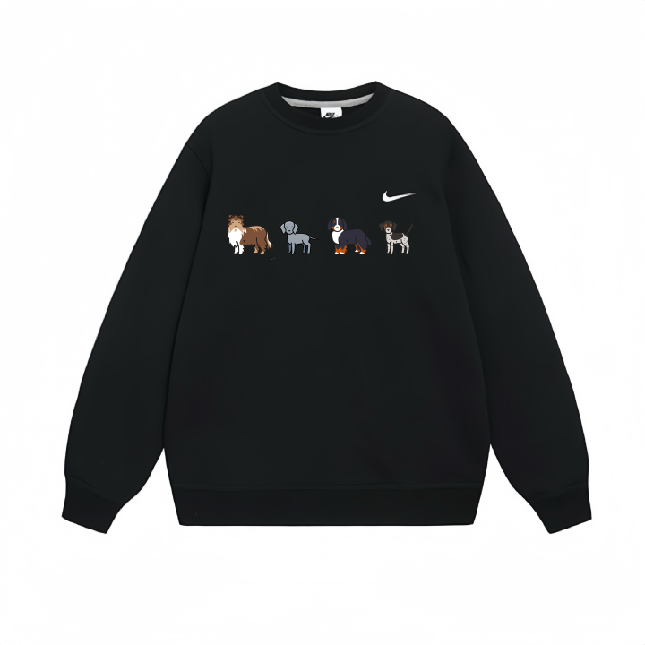Nike Nike Sweatshirts Unisex Black Crew Neck Moderate