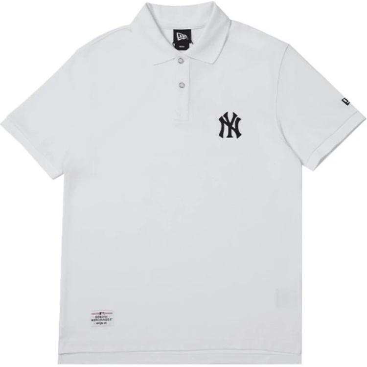 New Era Polo Shirt Business Unisex White