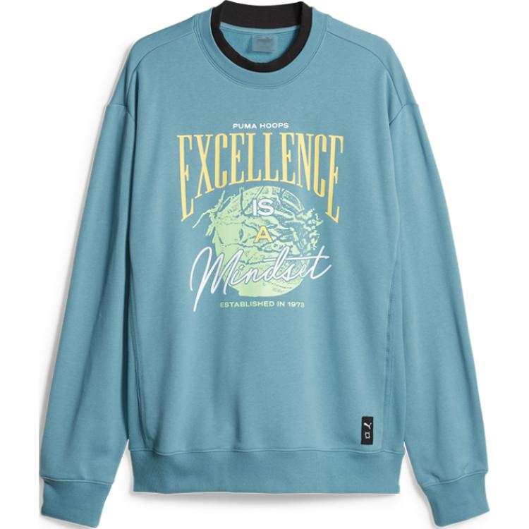 PUMA FRANCHISE GRAPHIC Sweatshirt Unisex Blue