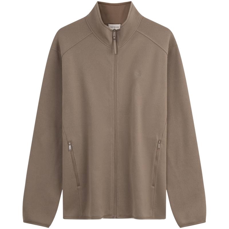 Calvin Klein Sweatshirts Men's Stand Collar Moderate Cardigan