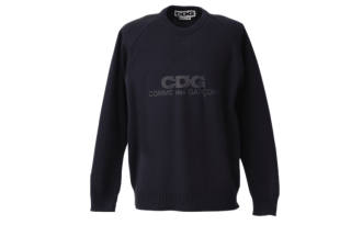 CDG Sweaters Unisex Marine Blue Crew Neck Moderate Other