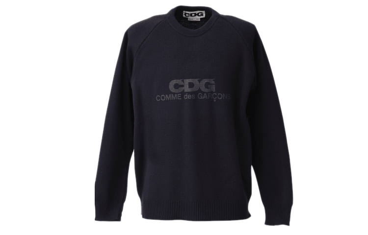 CDG CDG Sweaters Unisex Marine Blue Crew Neck Moderate Other