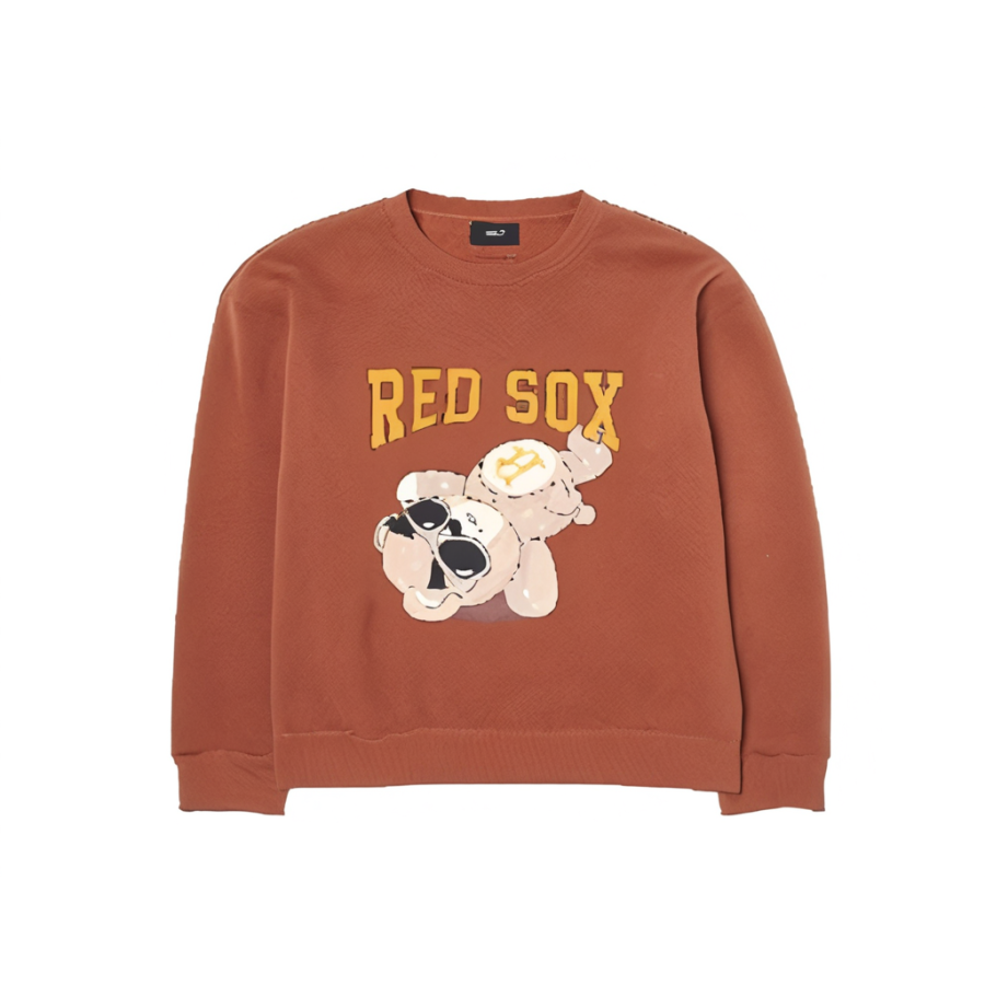 MLB MLB Boston Red Sox BIG MEGABEAR Over FIT Sweatshirt Unisex Brown