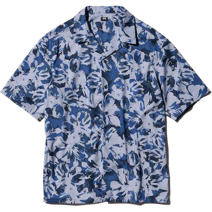 UNIQLO Shirts Men's Blue Lapel Thin Other