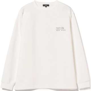 Beams Sweatshirts Men's White Crew Neck Moderate