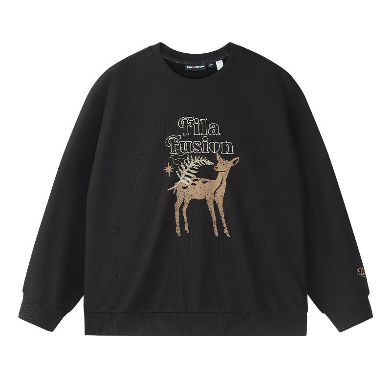 FILA FUSION CULTURE Sweatshirt Unisex Meteor Iron Black