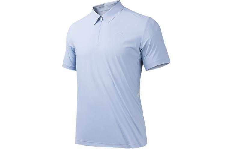Anta Polo Shirt Men's Light Smoke Blue