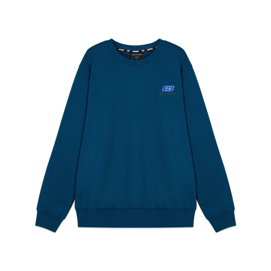 Skechers Colorful Sweatshirt Unisex Poseidon Blue