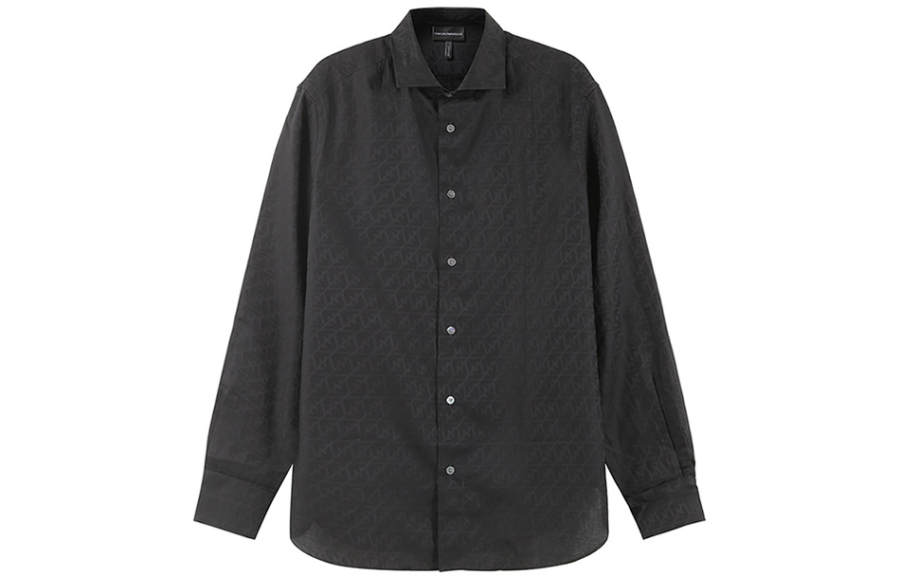 EMPORIO ARMANI SS23 Shirt Men's Black
