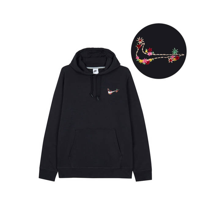 Nike Nike Sweatshirts Men's Black Hooded Moderate Regular