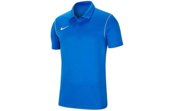 Nike Nike Polo Shirts Men's Blue Polo Collar Moderate Straight Fit