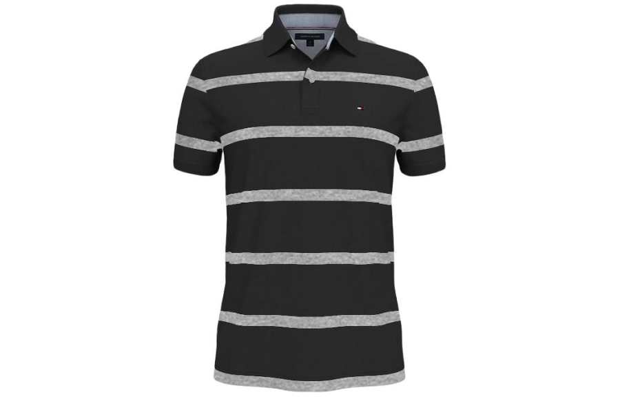 Tommy Hilfiger Polo Shirt Men's Black