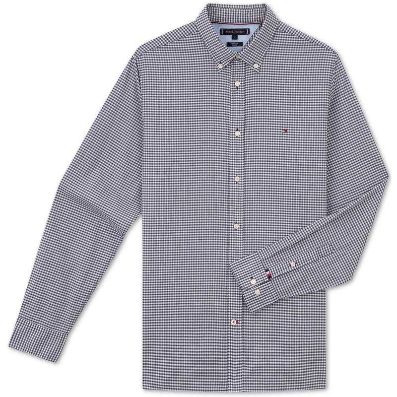 Tommy Hilfiger Shirt Men's Blue Plaid