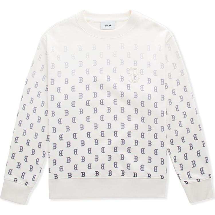MLB MLB Boston Red Sox Monogram Sweatshirt Unisex Cream