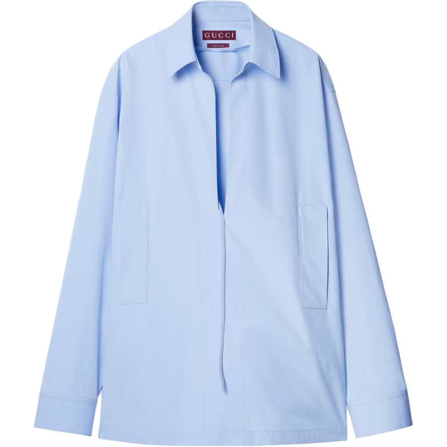 GUCCI GUCCI Embossed Poplin Shirt