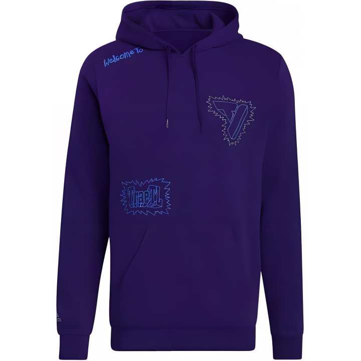 Adidas Adidas TRAE HOODIE Sweatshirt Men's Purple