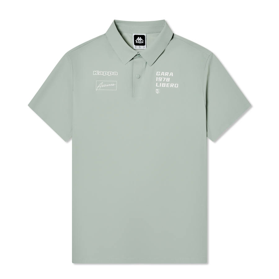 Kappa Polo Shirt Men's Gravel Green