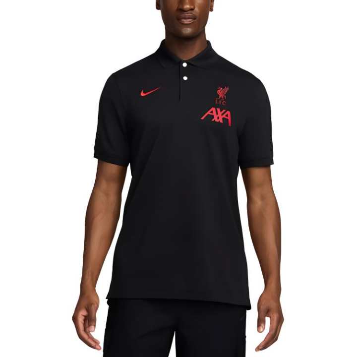 Nike Nike Polo Shirts Men's Black Crew Neck Moderate Straight Fit