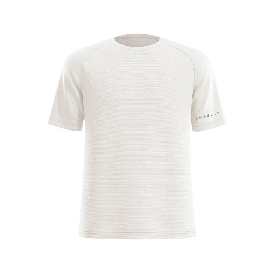 HOTSUIT T Shirts Men's Crew Neck Thin Straight Fit