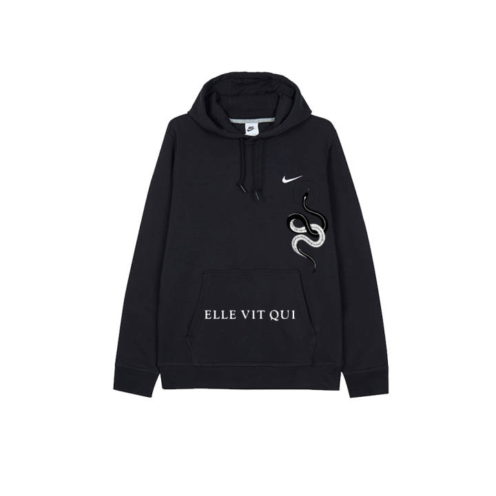 Nike Nike Sweatshirts Men's Black Hooded Moderate Regular