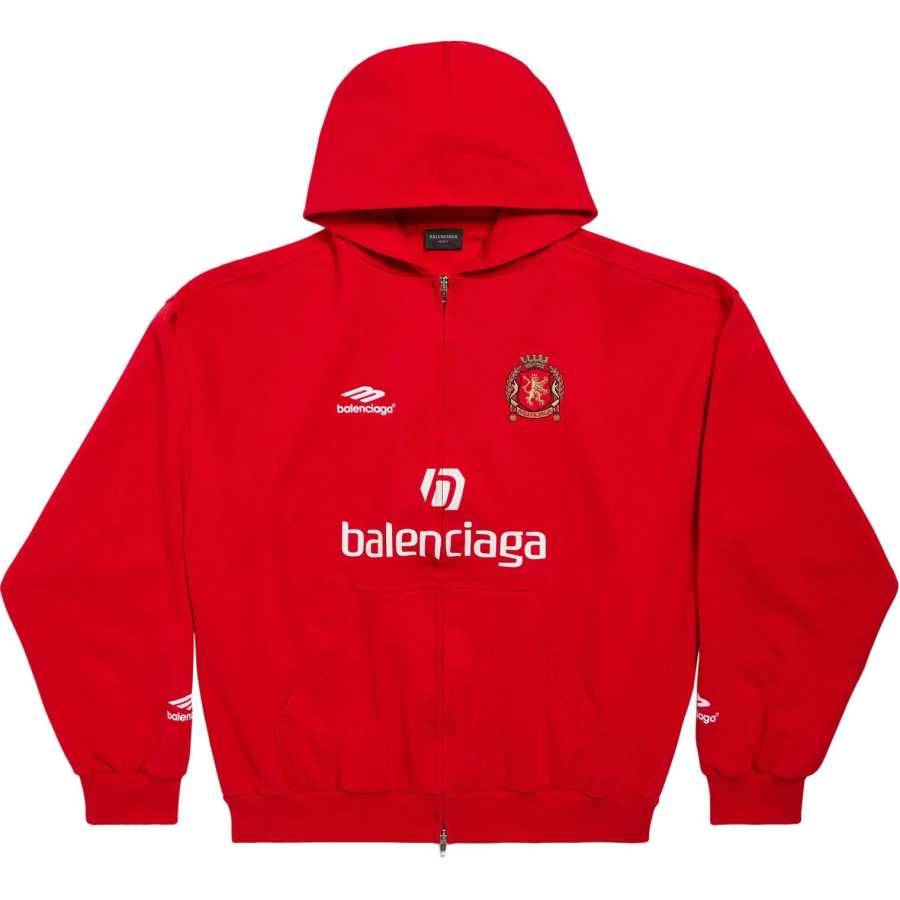 Balenciaga SS24 Sweatshirt Regular Fit Men's Red