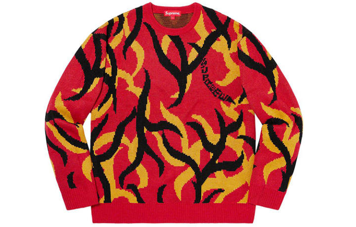 Supreme Supreme Tribal Camo Sweater