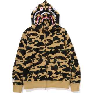 A BATHING APE Bape 1st Camo Shark Full Zip Double Hoodie SS25