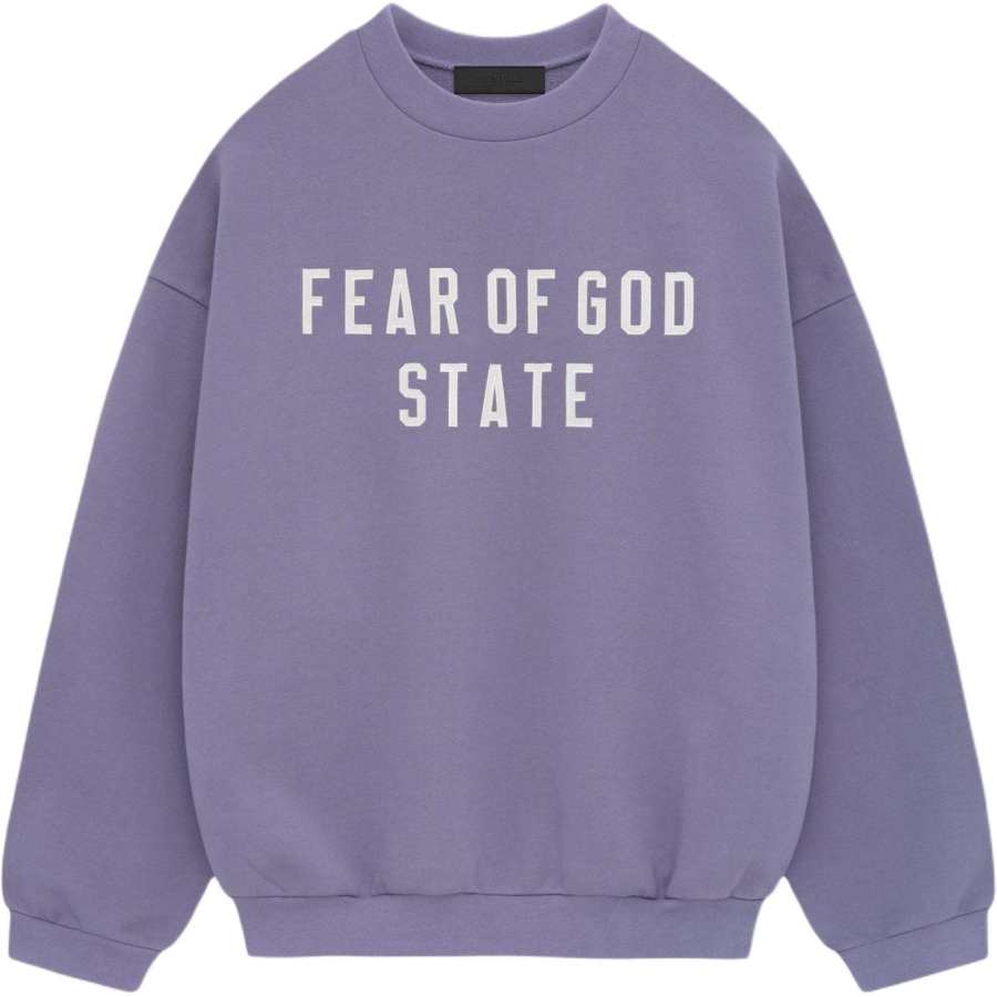 Fear Of God Essentials Fear Of God Logo Printed Crewneck Sweatshirt