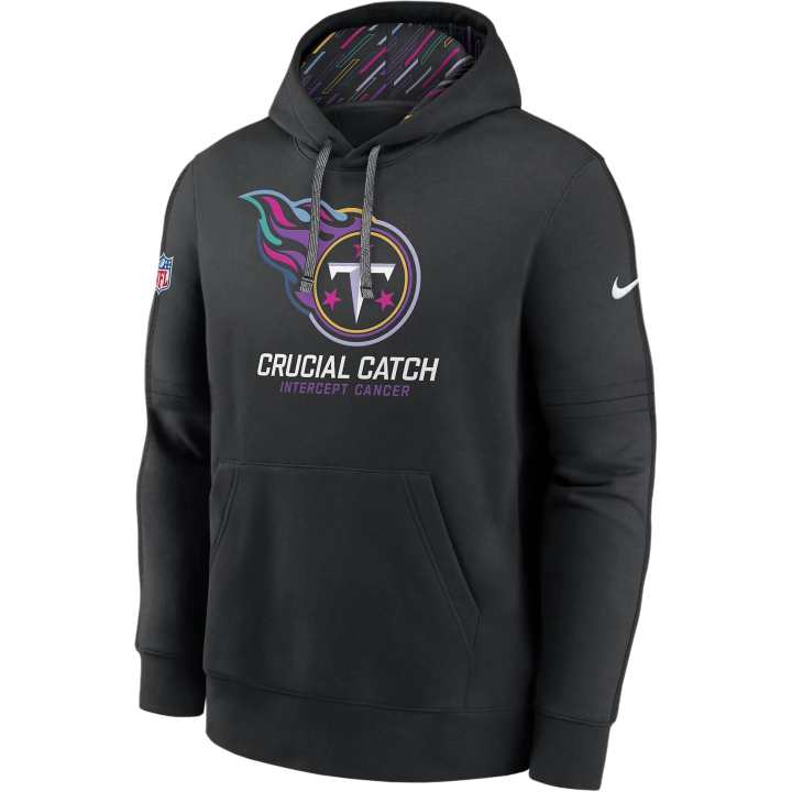 Nike Nike Tennessee Titans Crucial Catch Club Men's Nike Nfl Pullover Hoodie