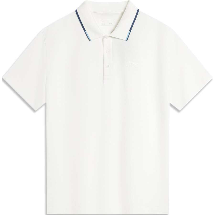 Li-Ning Li Ning Sports Life Collection Polo Shirt Men's Ivory