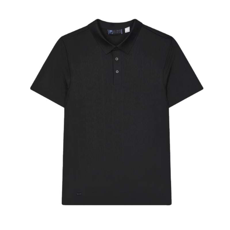 FILA Polo Shirts Men's Black Polo Collar Moderate Other