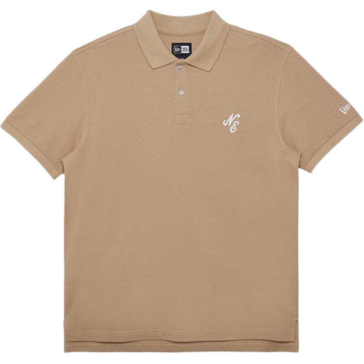 New Era SS24 Polo Shirt Unisex Khaki