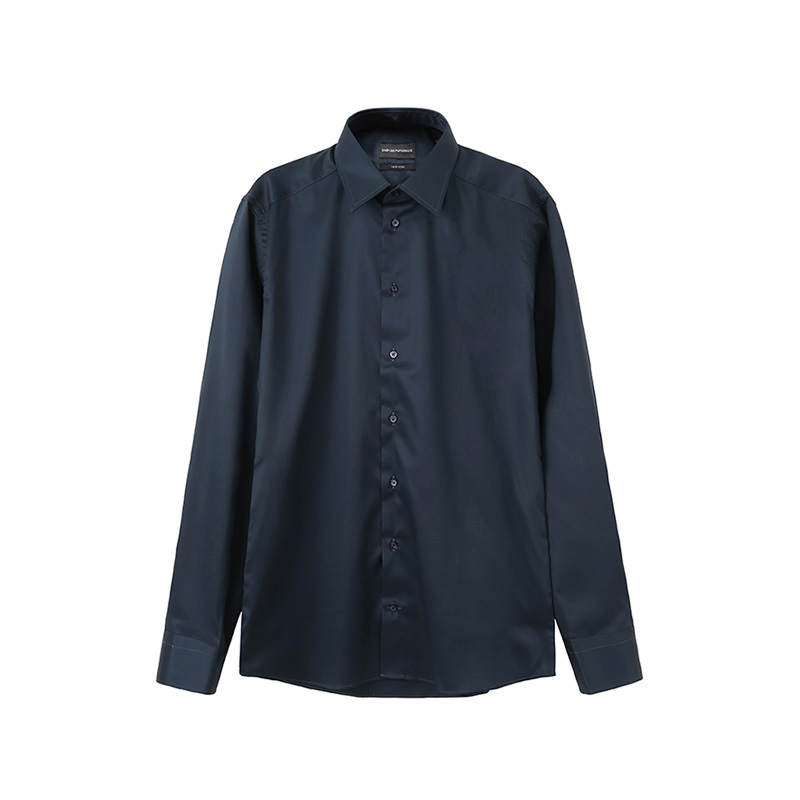 EMPORIO ARMANI SS24 Shirt Men's Marine Blue