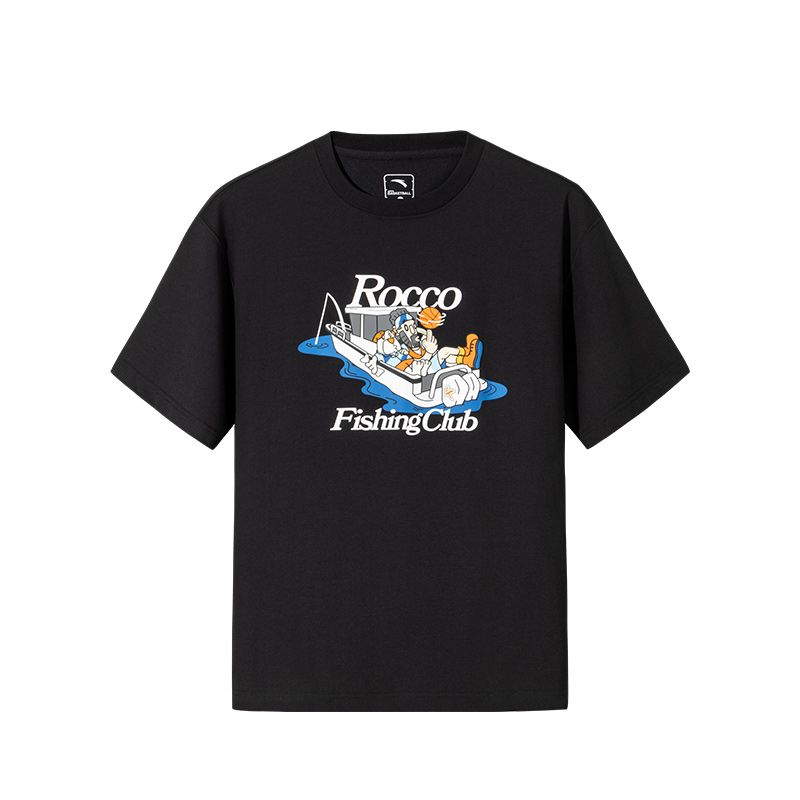 Anta Basketball Collection T Shirt Men's Basic Black