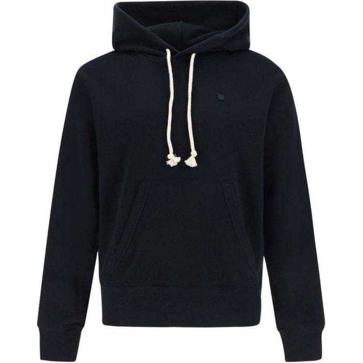 Acne Studios Acne Studios Logo Patch Drawstring Hoodie