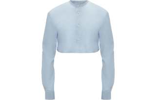 JW Anderson Shirts Men's Blue Crew Neck Moderate Other
