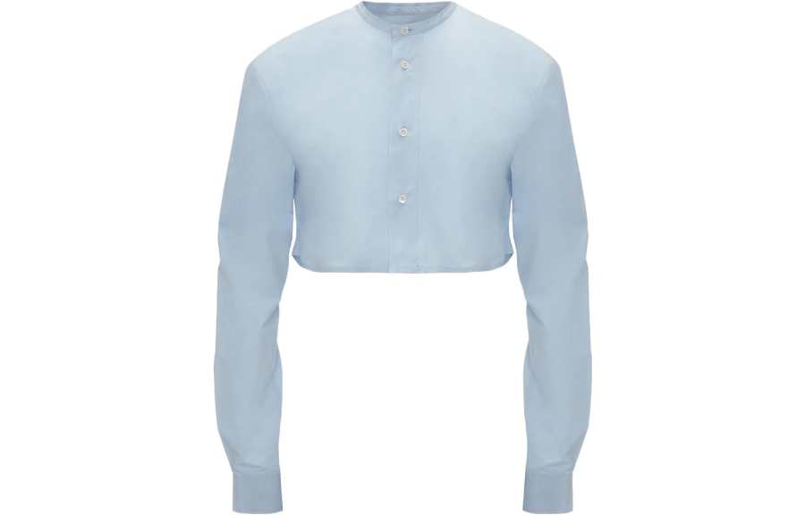 JW Anderson Shirts Men's Blue Crew Neck Moderate Other