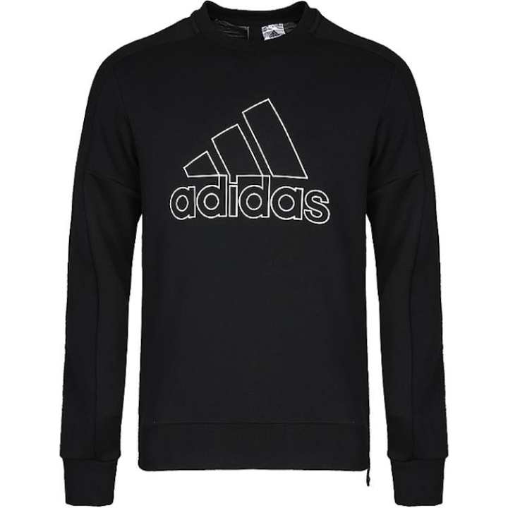Adidas Adidas Sweatshirts Men's Black Crew Neck Moderate Other