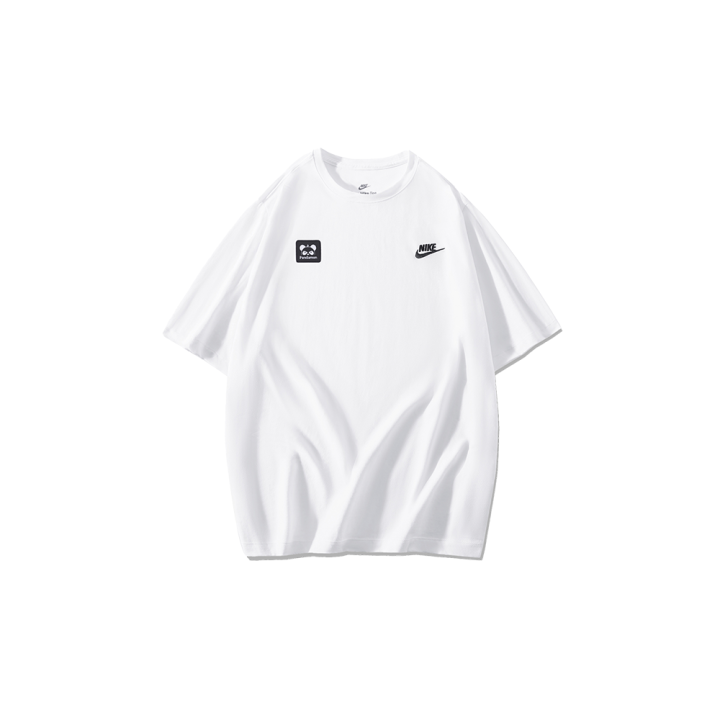 Nike Nike T Shirts Men's White Crew Neck Moderate Straight Fit