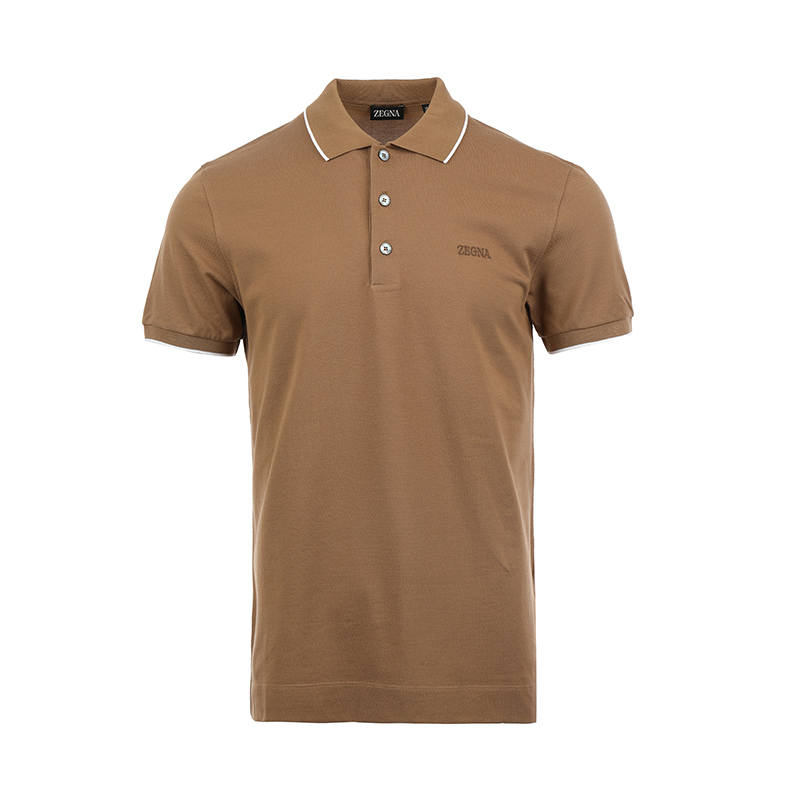 Ermenegildo Zegna Zegna Logo embroidered Polo Shirt