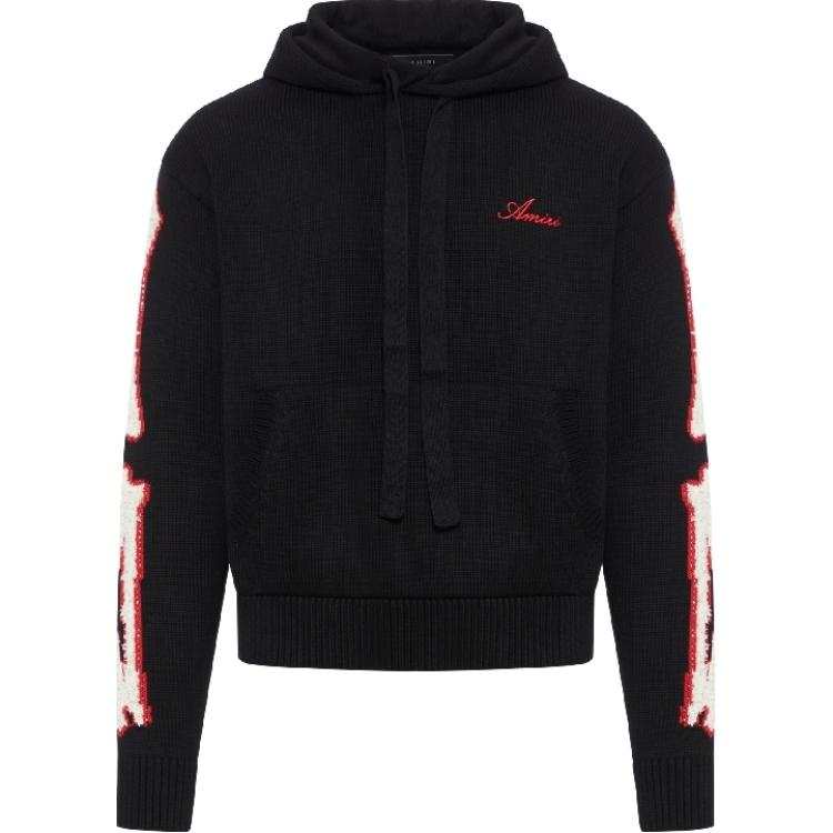 Amiri embroidered logo knitted hoodie