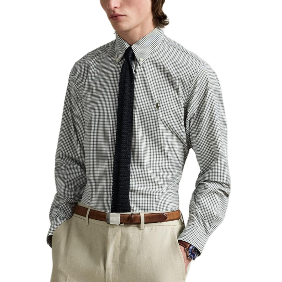 Polo Ralph Lauren Shirt Classic Version Men's Olive Green