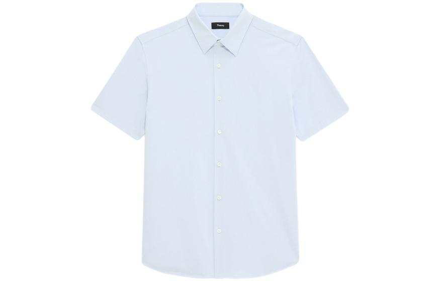 THEORY THEORY Shirts Men's Light Blue Pointed Collar Moderate Other