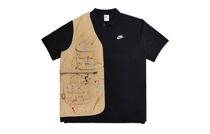 Nike Nike Polo Shirt Men's Black Khaki