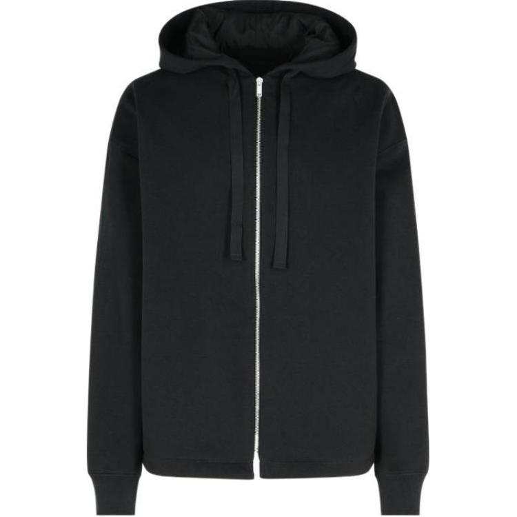 JIL SANDER Long Sleeved Zipped Hoodie