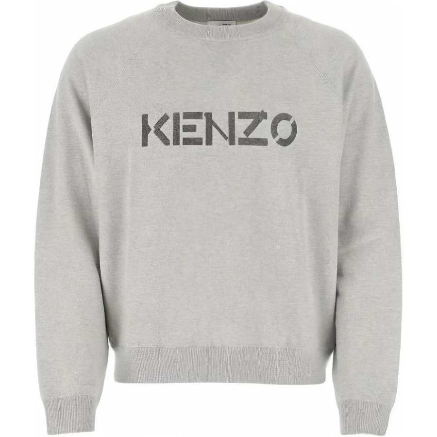 KENZO KENZO Sweaters Men's Gray Crew Neck Moderate Other