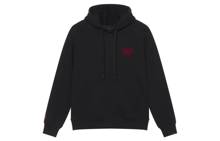 MLB New York Yankees Heart 24FW Sweatshirt Unisex Black