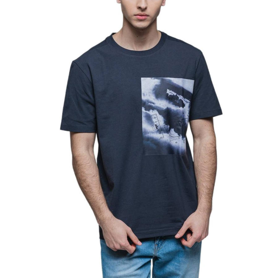 HUGO BOSS SS25 T Shirt Men's Dark Blue